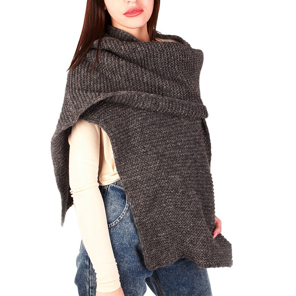 INVERNI LIGHT GRAY SILVER SCARFWOMENS SIZE 230X42